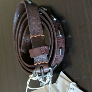 NWT 3/4" wide Liebeskind Berlin leather studded belt